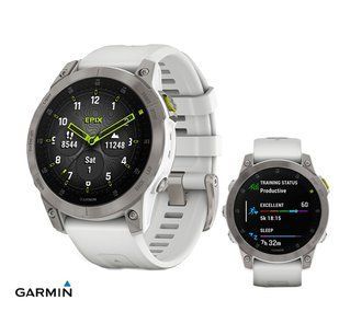 Смарт-годинник Garmin Epix (Gen 2) Sapphire  White Titanium (010-02582-21) 010-02582-21 фото