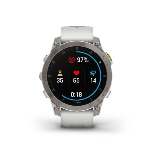 Смарт-годинник Garmin Epix (Gen 2) Sapphire  White Titanium (010-02582-21) 010-02582-21 фото