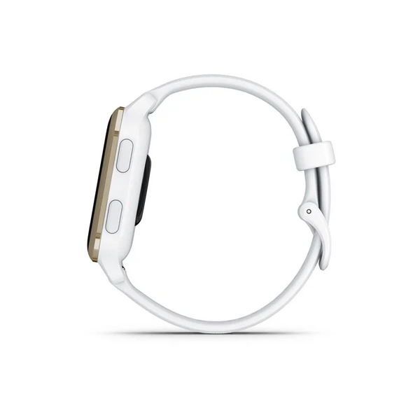 Смарт-годинник Garmin Venu Sq 2 Cream Gold Aluminium Bezel with White Case and Silicone Band (010-02701-11) 010-02701-11 фото