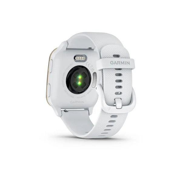 Смарт-годинник Garmin Venu Sq 2 Cream Gold Aluminium Bezel with White Case and Silicone Band (010-02701-11) 010-02701-11 фото