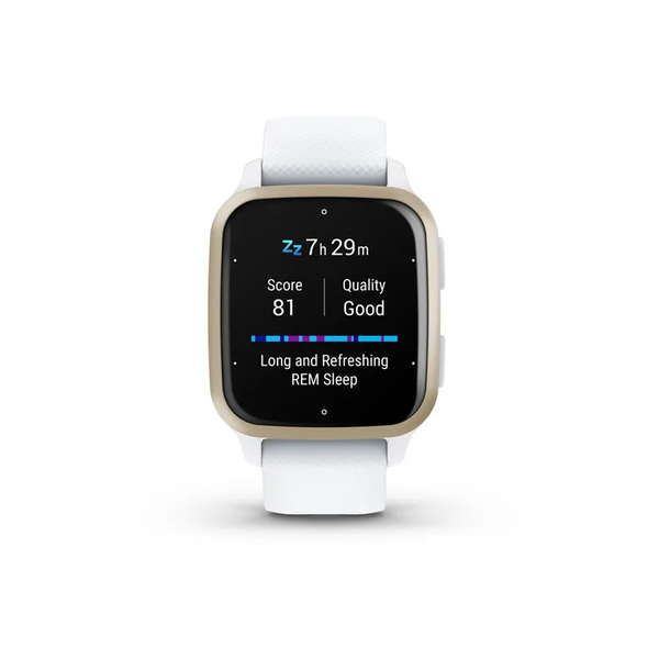 Смарт-годинник Garmin Venu Sq 2 Cream Gold Aluminium Bezel with White Case and Silicone Band (010-02701-11) 010-02701-11 фото