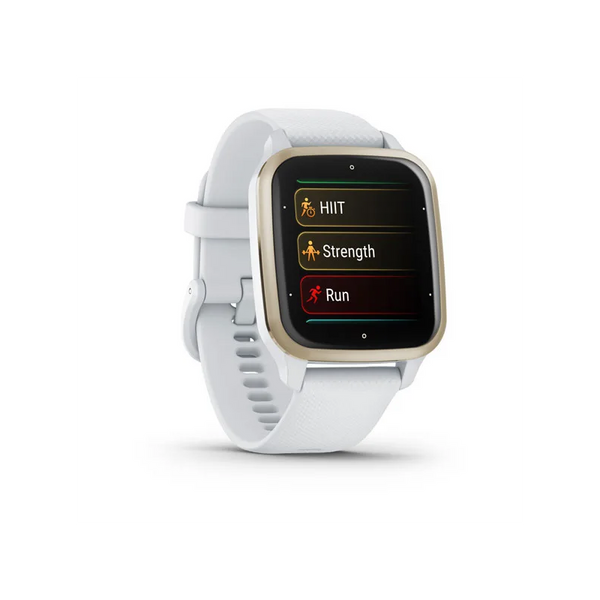 Смарт-годинник Garmin Venu Sq 2 Cream Gold Aluminium Bezel with White Case and Silicone Band (010-02701-11) 010-02701-11 фото