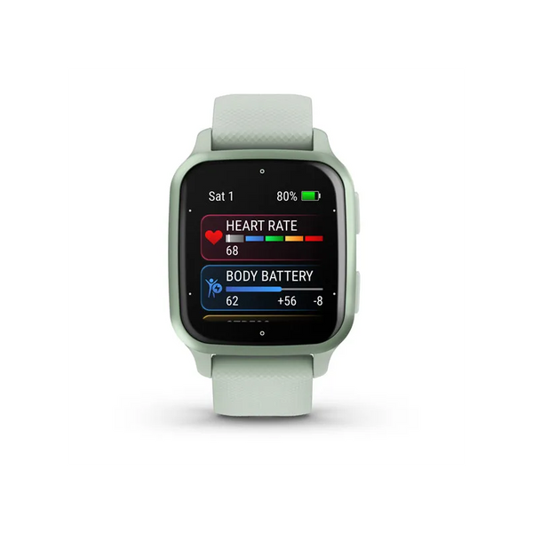 Смарт-годинник Garmin Venu Sq 2 Metallic Mint Aluminium Bezel with Cool Mint Case and Silicone Band (010-02701-12) 010-02701-12 фото