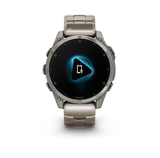 Смарт-годинник Garmin Fenix 8  47 mm AMOLED Sapphire Titanium with Vented titanium bracelet (010-02904-40) 010-02904-40 фото