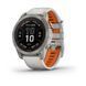 Смарт-годинник Garmin Fenix 7 Pro  Sapphire Solar Edition  Titanium with Fog Gray/Ember Orange Band (010-02777-21) 010-02777-21 фото 1