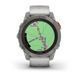 Смарт-годинник Garmin Fenix 7 Pro  Sapphire Solar Edition  Titanium with Fog Gray/Ember Orange Band (010-02777-21) 010-02777-21 фото 5