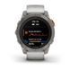 Смарт-годинник Garmin Fenix 7 Pro  Sapphire Solar Edition  Titanium with Fog Gray/Ember Orange Band (010-02777-21) 010-02777-21 фото 3