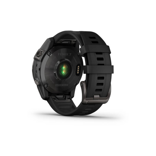 Смарт-годинник Garmin Fenix 7 Sapphire Solar Black DLC Titanium with Black Band (010-02540-35) 010-02540-35 фото