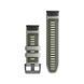 Ремінець силіконовий Garmin QuickFit 26 Watch Bands Fog Grey/Moss Silicone (010-13281-08) 010-13281-08 фото 2