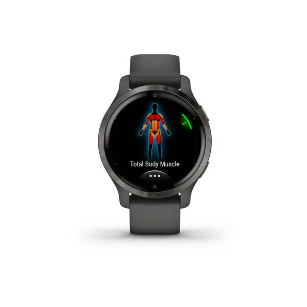 Смарт-годинник Garmin Venu 2S Slate Bezel with Graphite Case and Silicone Band (010-02429-10)  010-02429-10 фото