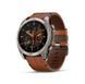 Смарт-годинник Garmin Fenix 8  51 mm AMOLED Sapphire Carbon grey DLC with Chestnut leather band (010-02905-40) 010-02905-40 фото 4