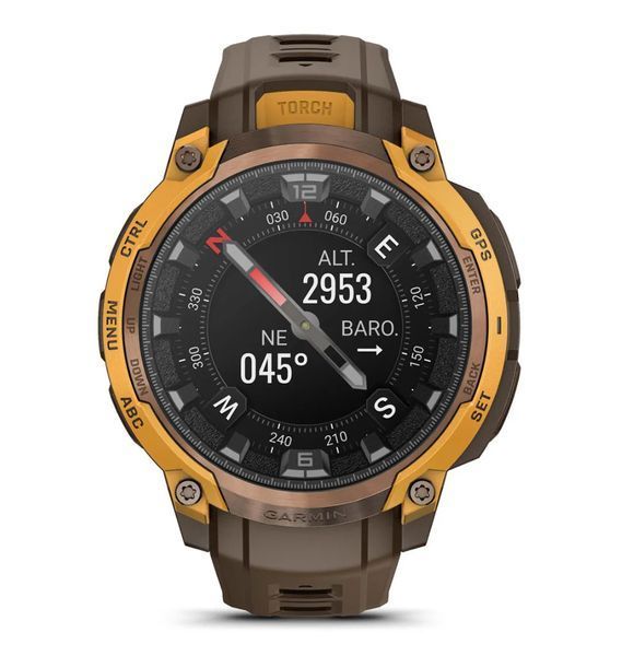 Смарт-годинник Garmin Instinct Crossover AMOLED Bronze/Sunburst (010-03398-01) 010-03398-01 фото