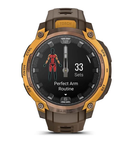 Смарт-годинник Garmin Instinct Crossover AMOLED Bronze/Sunburst (010-03398-01) 010-03398-01 фото