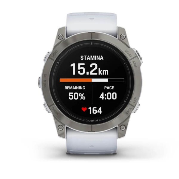 Смарт-годинник Garmin Epix Pro (Gen 2)  Sapphire Edition 51 mm  Titanium with Whitestone Band (010-02804-11) 010-02804-11 фото
