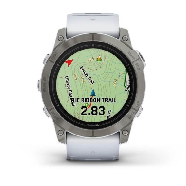 Смарт-годинник Garmin Epix Pro (Gen 2)  Sapphire Edition 51 mm  Titanium with Whitestone Band (010-02804-11) 010-02804-11 фото