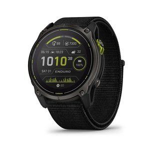 Смарт-годинник Garmin Enduro 3 Carbon Gray DLC Titanium with Black UltraFit Nylon Strap (010-02751-01) 010-02751-01 фото