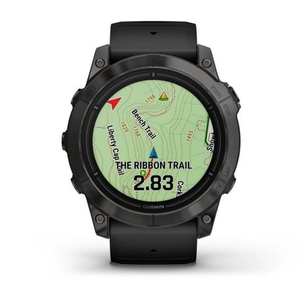 Смарт-годинник Garmin Epix Pro (Gen 2)  Sapphire Edition 47 mm Carbon Grey DLC Titanium with Black Band (010-02803-11) 010-02803-11 фото