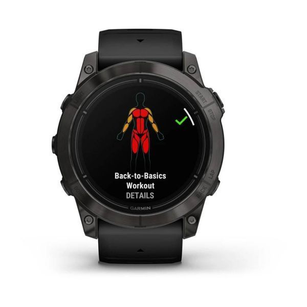 Смарт-годинник Garmin Epix Pro (Gen 2)  Sapphire Edition 47 mm Carbon Grey DLC Titanium with Black Band (010-02803-11) 010-02803-11 фото