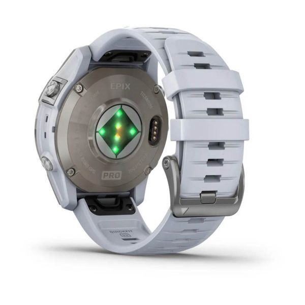Смарт-годинник Garmin Epix Pro (Gen 2)  Sapphire Edition 47 mm Titanium with Whitestone Band (010-02803-21) 010-02803-21 фото