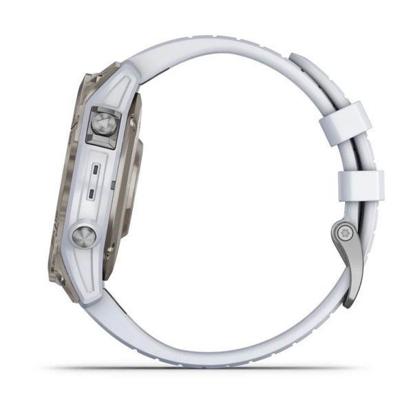 Смарт-годинник Garmin Epix Pro (Gen 2)  Sapphire Edition 47 mm Titanium with Whitestone Band (010-02803-21) 010-02803-21 фото