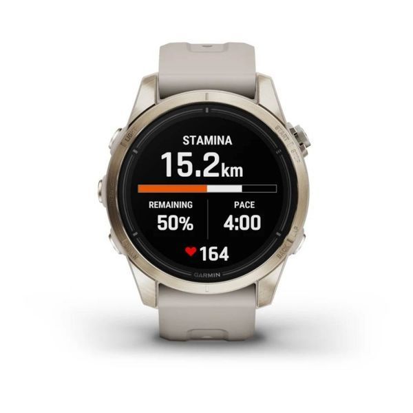 Смарт-годинник Garmin Epix Pro (Gen 2)  Sapphire Edition 42 mm Soft Gold with Light Sand Band (010-02802-11) 010-02802-11 фото