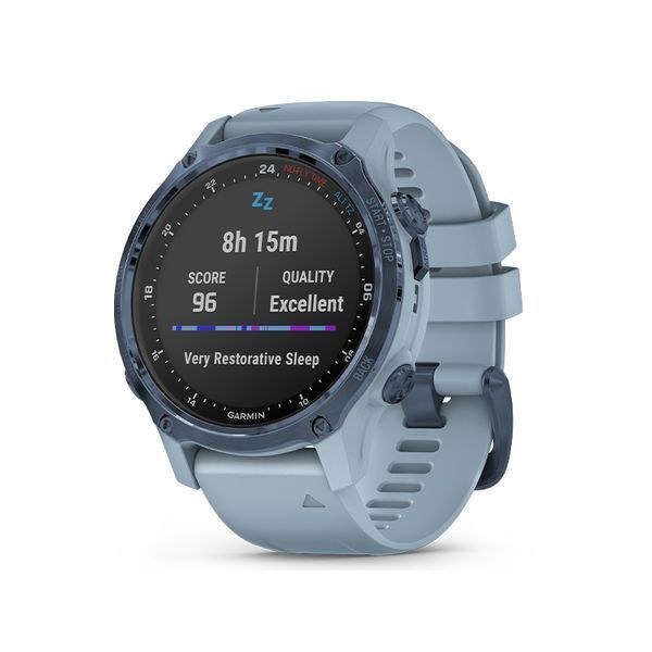 Смарт- годинник Garmin Descent Mk2S Mineral Blue with Sea Foam Silicone Band (010-02403-07)  010-02403-07 фото