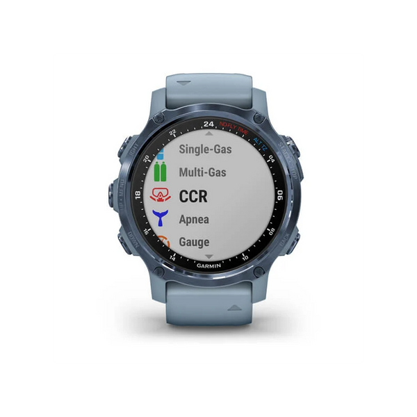 Смарт- годинник Garmin Descent Mk2S Mineral Blue with Sea Foam Silicone Band (010-02403-07)  010-02403-07 фото