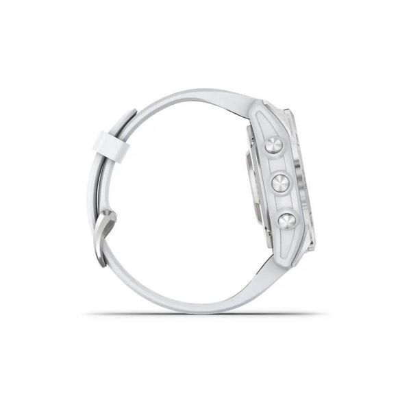 Смарт-годинник Garmin Epix Pro (Gen 2)  Standard Edition 42 mm Silver with Whitestone Band (010-02802-01) 010-02802-01 фото