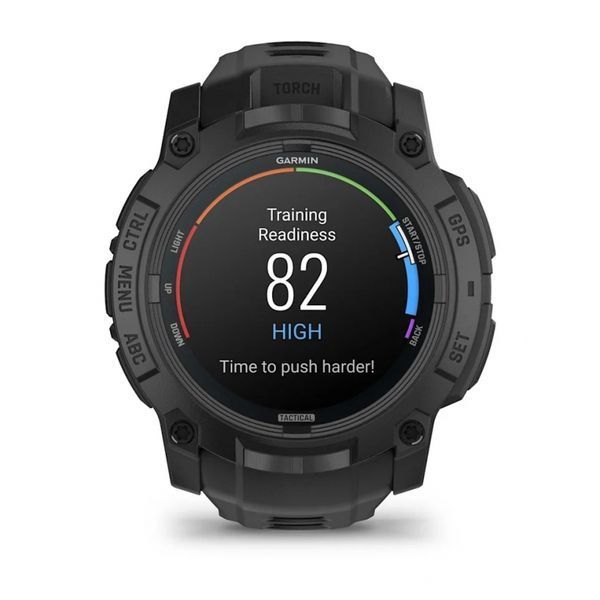 Смарт-годинник Garmin Instinct 3 50 mm AMOLED Tactical Edition Black with Black Band (010-03020-50) 010-03020-50 фото