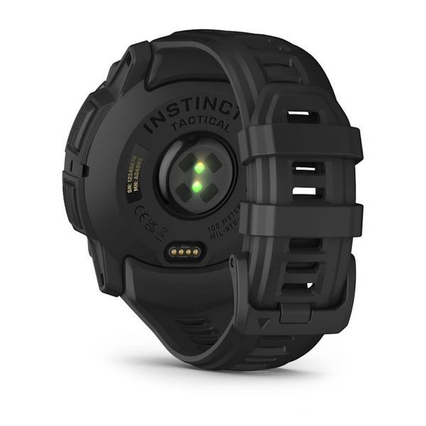 Смарт-годинник Garmin Instinct 3 50 mm AMOLED Tactical Edition Black with Black Band (010-03020-50) 010-03020-50 фото