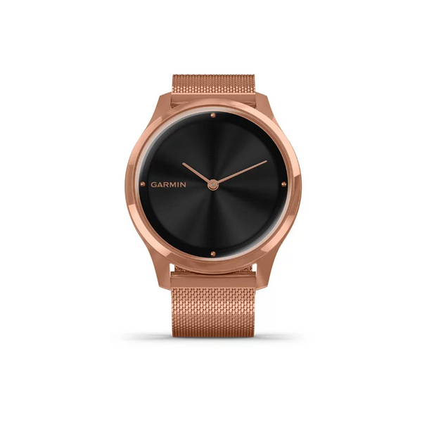 Смарт-годинник Garmin Vivomove Luxe 18K Rose Gold PVD Stainless Steel w. Rose Gold Milanese B. (010-02241-24) 010-02241-24 фото