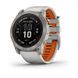 Смарт-годинник Garmin Fenix 7X Pro Sapphire Solar Edition Titanium with Fog Gray/Ember Orange Band (010-02778-15) 010-02778-15 фото 1