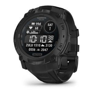 Смарт-годинник Garmin Instinct 3 50 mm Solar Tactical Edition Black with Black Band (010-02935-50) 010-02935-50 фото
