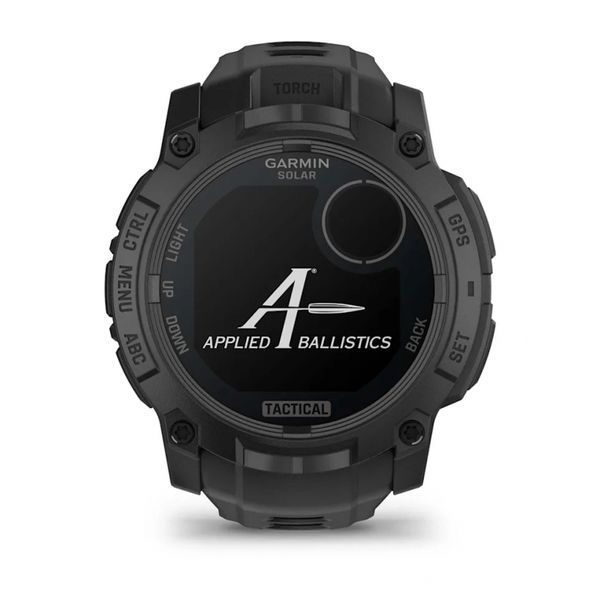 Смарт-годинник Garmin Instinct 3 50 mm Solar Tactical Edition Black with Black Band (010-02935-50) 010-02935-50 фото