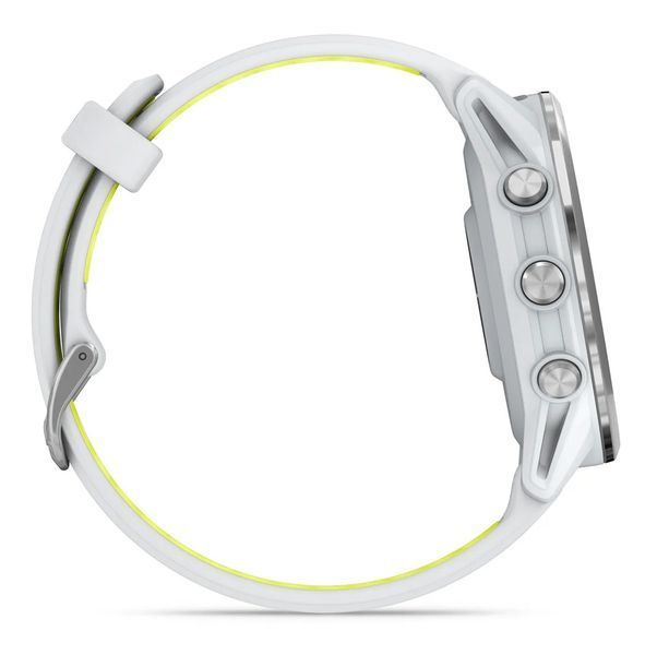 Смарт-годинник Garmin Forerunner 970 Titanium with whitestone case and whitestone/translucent amp yellow band (010-02969-11) 010-02969-11 фото