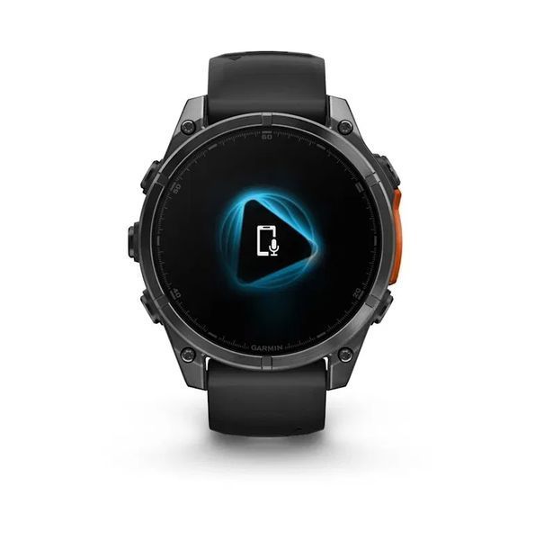 Смарт-годинник Garmin Fenix 8 51mm AMOLED Slate Gray with Black Silicone Band (010-02905-00) 010-02905-00 фото