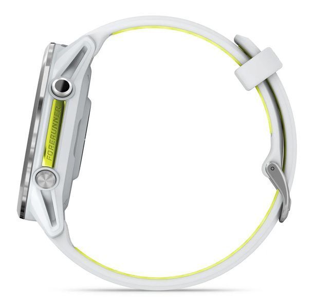 Смарт-годинник Garmin Forerunner 970 Titanium with whitestone case and whitestone/translucent amp yellow band (010-02969-11) 010-02969-11 фото