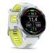 Смарт-годинник Garmin Forerunner 970 Titanium with whitestone case and whitestone/translucent amp yellow band (010-02969-11) 010-02969-11 фото 2