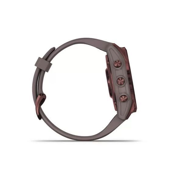 Смарт-годинник Garmin Fenix 7S Sapphire Solar Dark Bronze Titanium w. Shale Grey Band (010-02539-29) 010-02539-29 фото